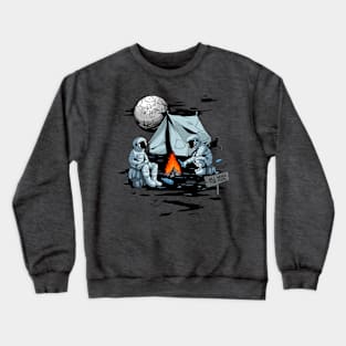 Lost in the Cosmos: Homeless Astronauts Crewneck Sweatshirt